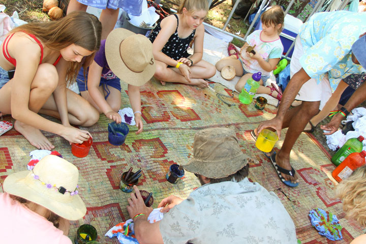 Kids Space – Tie Dye Magic, Island Vibe Festival 2018, Stradbroke Island