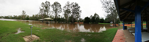 Flooding of the Brisbane River at College’s Crossing
