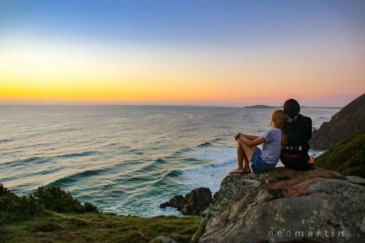 Bronwen & Wendy ignoring the mosquitos