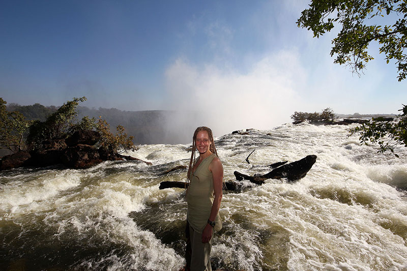 Bronwen, Victoria Falls, Zambia