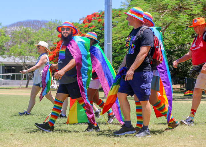 Brisbane Pride March & Fair, New Farm Park