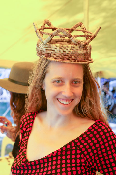 Bronwen, Weaving Workshop, Island Vibe Festival 2017, Stradbroke Island