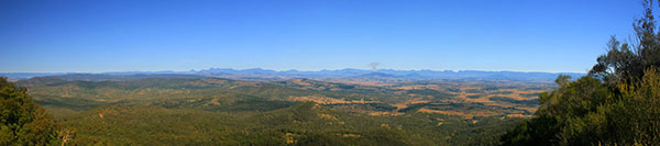 The view from the near the top, Flinder’s Peak