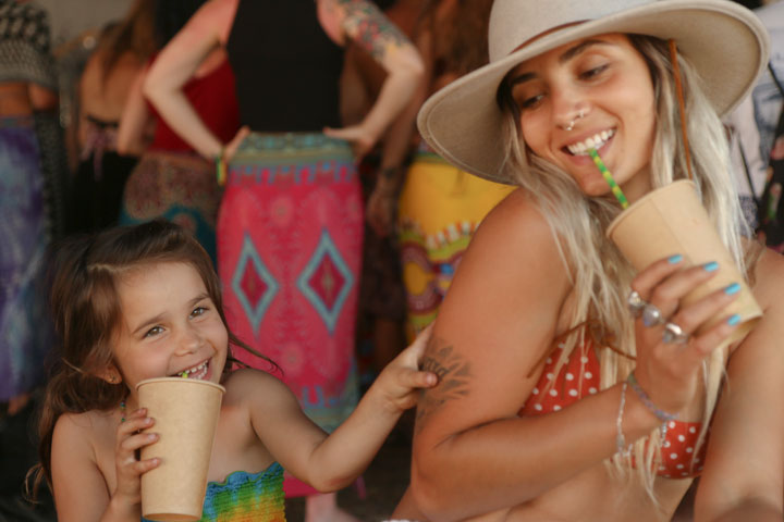 Elliott Orr Drumming Workshop at Irie Top, Island Vibe Festival 2019, Stradbroke Island