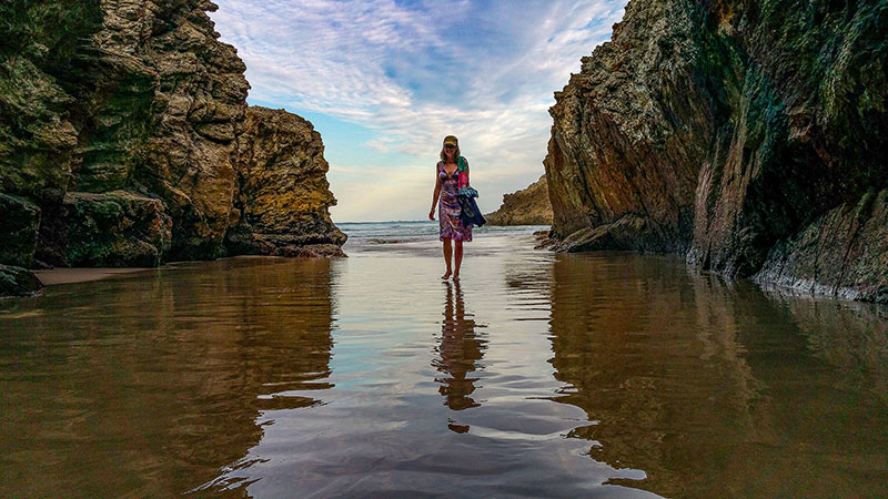 Bronwen visits the mystical low tide cave