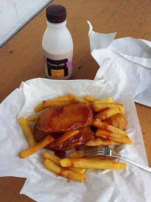 Chips from Red Ocean Seafood, Red Hill