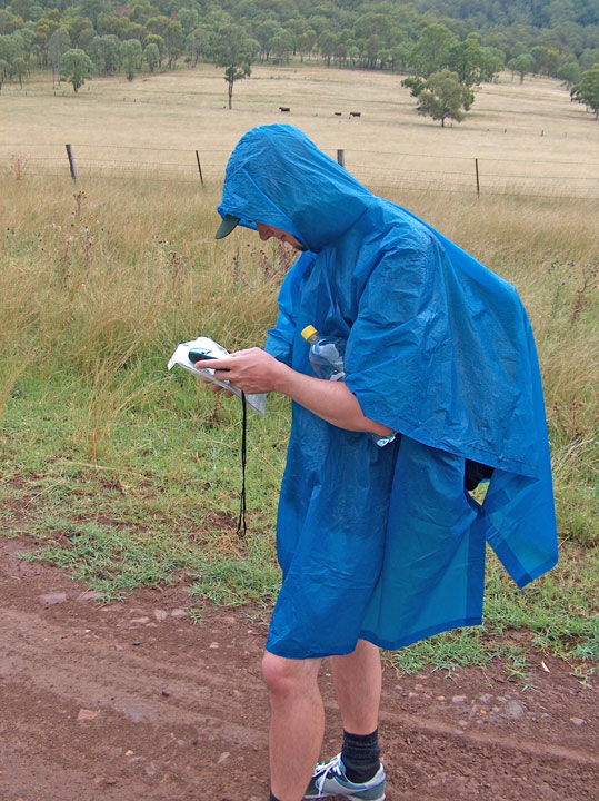 Ned checking the GPS