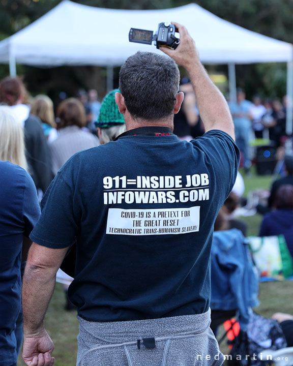 Freedom Rally, Brisbane Botanic Gardens