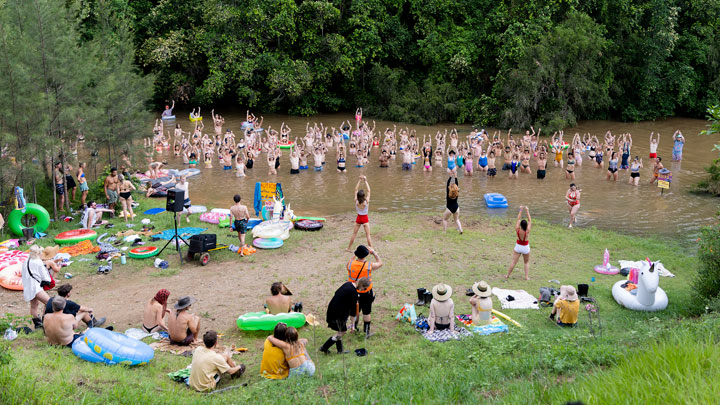 Water Aerobics, Creek, Yonder Festival 2021