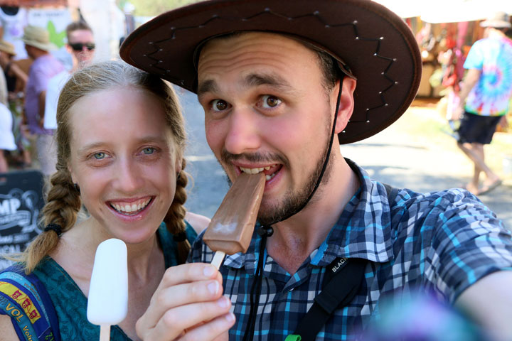 Bronwen, Ned, Woodford Folk Festival 2016/2017, Woodfordia