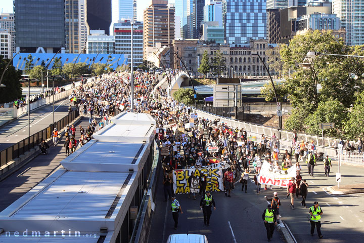 Stop Black Deaths in Custody Protest, Brisbane