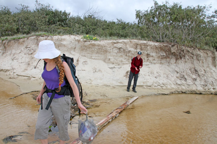 Bronwen, Maz, Moreton Island