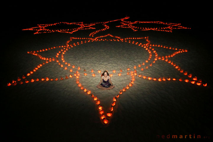 Bronwen, Cooper's Candle Installation, Currumbin Bay