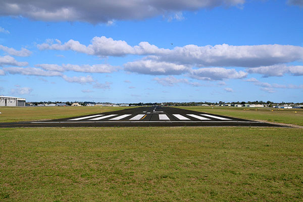 A runway at Archerfield Airport