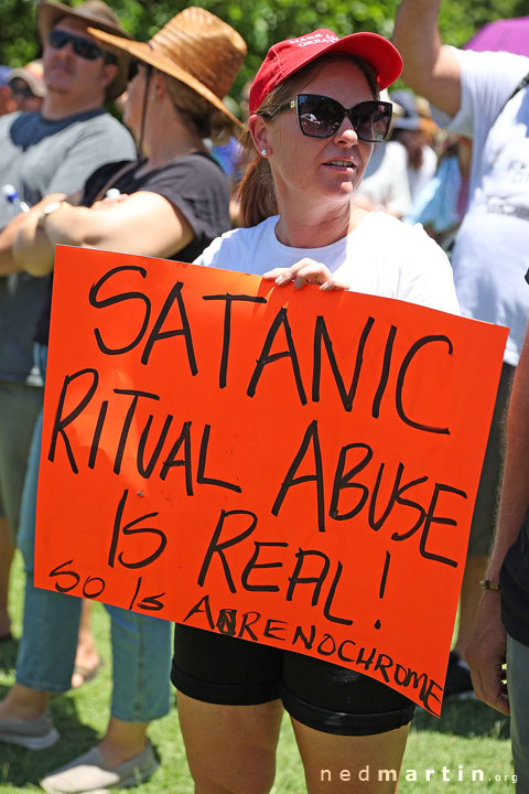 Freedom Rally, Brisbane Botanic Gardens