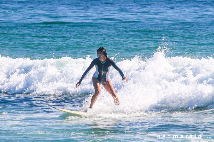 Wendy doing the “surf” thing 