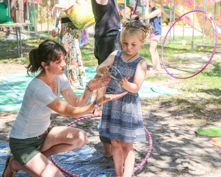 Kids Space – Circus, Island Vibe Festival 2018, Stradbroke Island