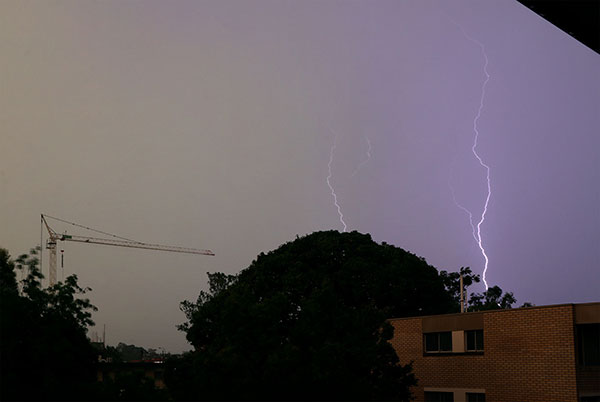 The best I could get out of all my failed lightning photo attempts