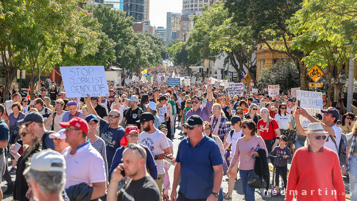 Freedom Rally, Brisbane Botanic Gardens