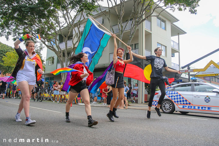 Pride Rally & March, Brunswick St, Fortitude Valley, Brisbane