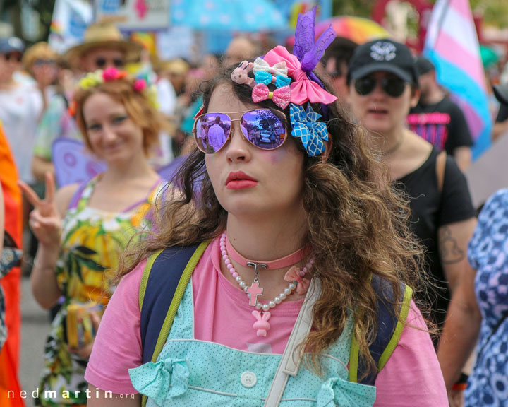 Pride Rally & March, Brunswick St, Fortitude Valley, Brisbane