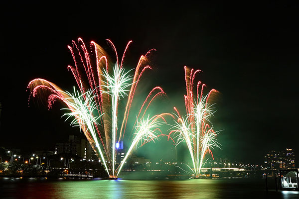 Southbank fireworks