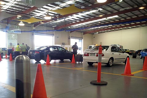 My car at the RACQ Assessment Centre