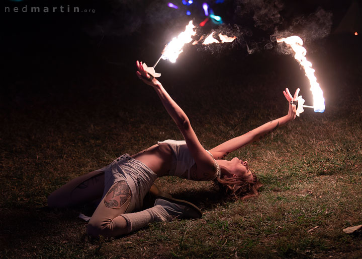 Jaelith Amber Fey, West End Fire Festival, Brisbane