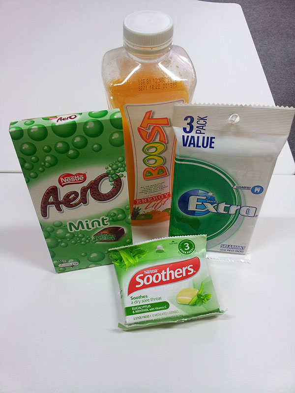 Green things I bought to make my sickness go away