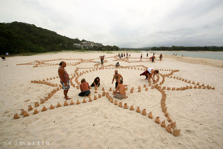 Cooper's Candle Installation, Currumbin Bay