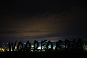 The Woodford sign