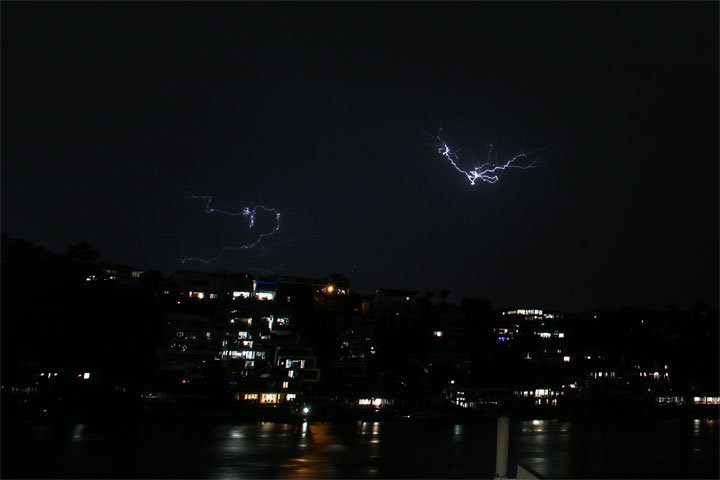 Lightning from Brisbane Powerhouse
