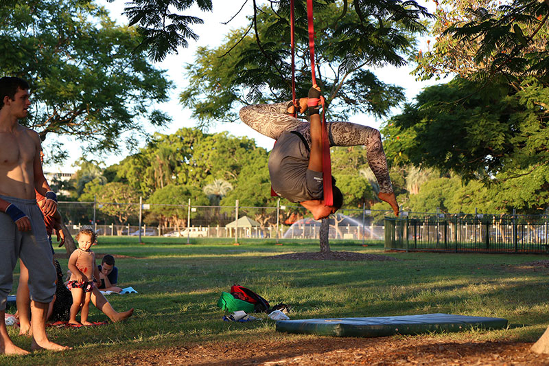 Upside-down dancing