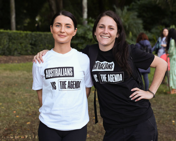 Freedom Rally, Brisbane Botanic Gardens