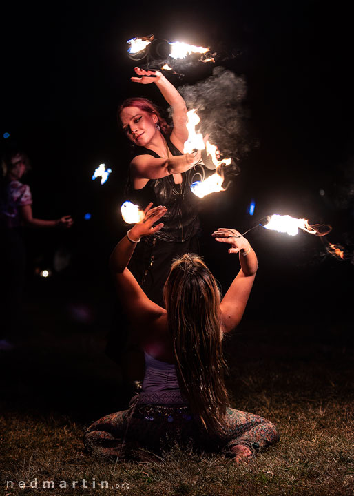 Yaolina Kay, Emmanuellé Gomez, West End Fire Festival, Brisbane