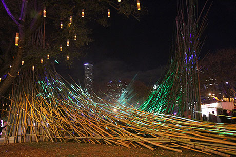 Brisbane Airport Light Garden