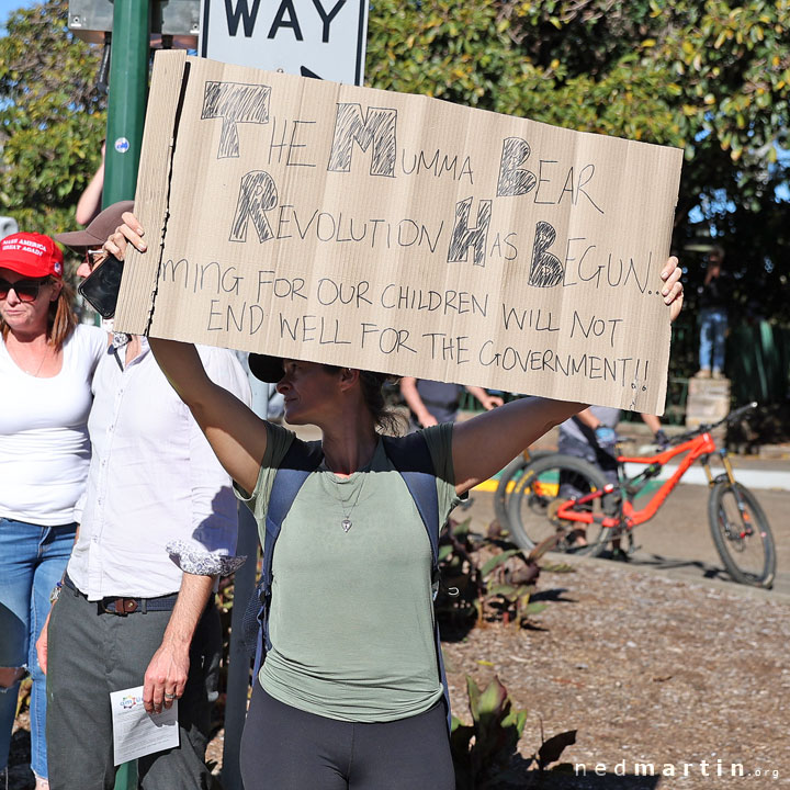 Freedom Rally, Brisbane Botanic Gardens