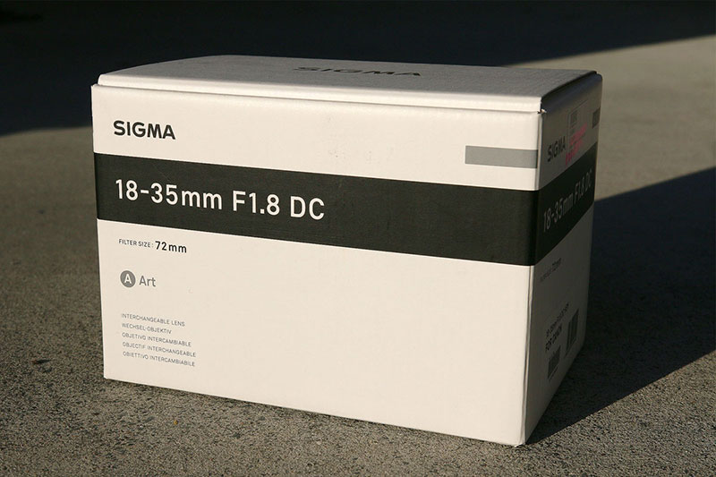 My New Sigma 18-35mm f/1.8 DC HSM Art lens