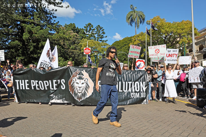 Freedom Rally, Brisbane Botanic Gardens