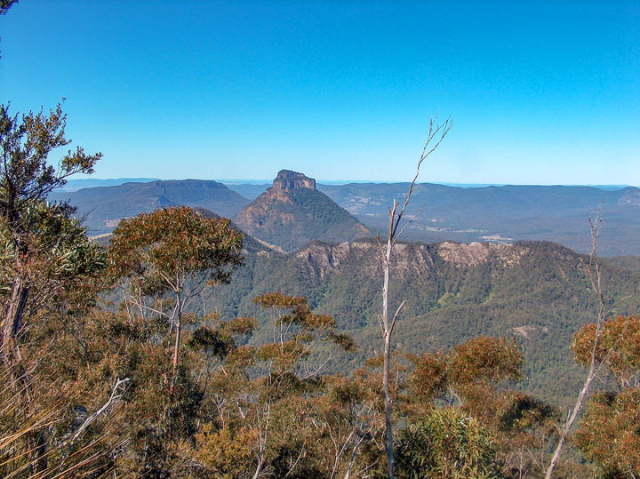 The view from Mt Barney