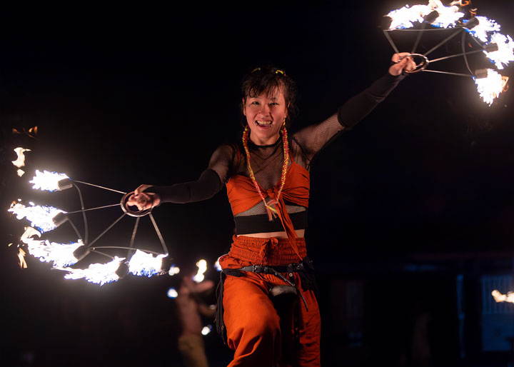 Monae Power, West End Fire Festival, Brisbane