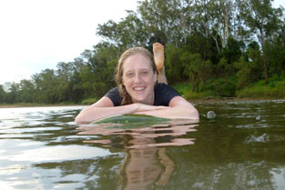 Bronwen with her Lilo