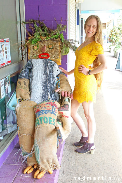 Bronwen at the Tamborine Mountain Scarecrow Festival