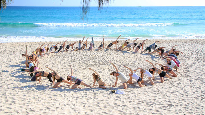 Yoga with Stef, Island Vibe Festival 2018, Stradbroke Island