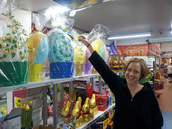 Bronwen at Tom’s Confectionery Warehouse