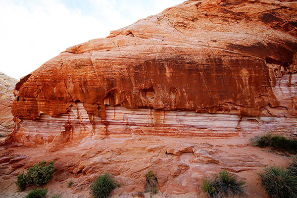 Rock formations in the Valley of Fire