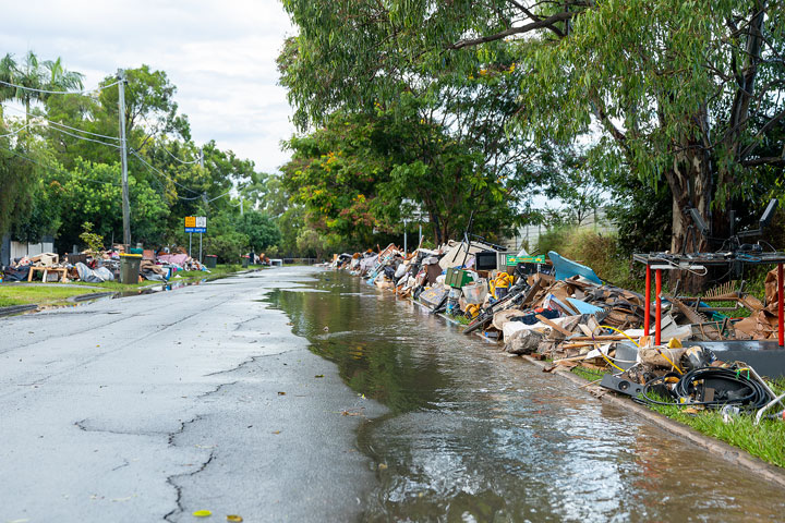 Flood damage, Pegg Rd, Rocklea