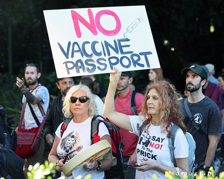 Freedom Rally, Brisbane Botanic Gardens