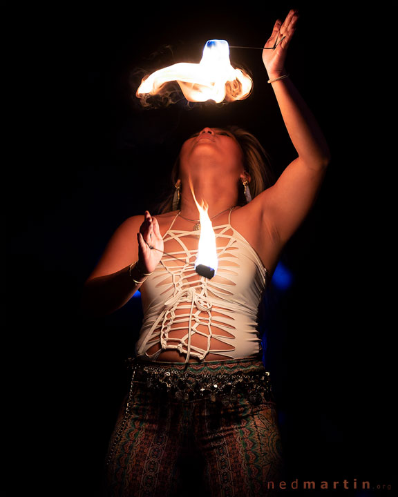 Emmanuellé Gomez, West End Fire Festival, Brisbane