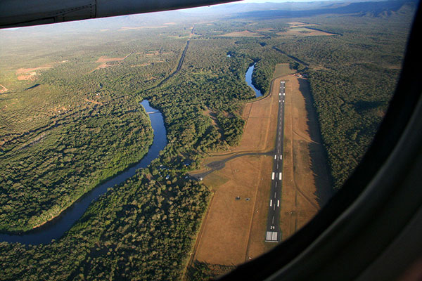 Landing at Cooktown Airport